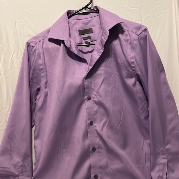Purple Calvin Klein long sleeve button up - Picture 3 of 12